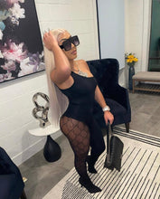 Load image into Gallery viewer, Sexy Mesh Patchwork One Shoulder Jumpsuit
