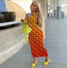 Load image into Gallery viewer, Sexy Printed Sleeveless Maxi Dress
