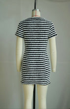 Load image into Gallery viewer, Knitted Stripes Slim Mini Dress
