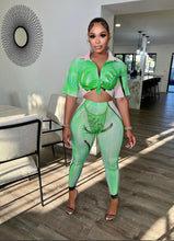 Load image into Gallery viewer, Sexy Printed Short Sleeve 2 Piece Pants Sets
