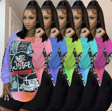 Load image into Gallery viewer, Casual Printed O Neck Long Sleeve T Shirt
