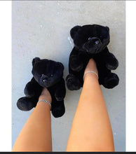 Load image into Gallery viewer, A Teddy Bear Slippers and Pink Duffle Bag
