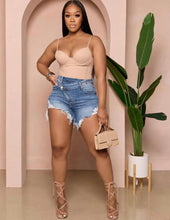 Load image into Gallery viewer, Casual Denim Tassel Shorts Jeans
