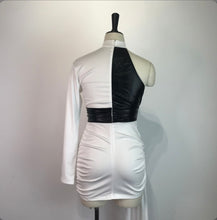 Load image into Gallery viewer, Contrast Color Irregular Fashion Sexy Mini Dress
