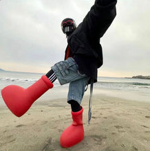 Load image into Gallery viewer, MSCHF Big Red ASTRO BOY Boots *presale*
