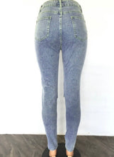 Load image into Gallery viewer, Denim Lace-Up Skinny Jeans
