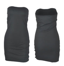 Load image into Gallery viewer, Plus Size Sexy Strapless Bodycon Mini Dress
