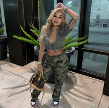 Load image into Gallery viewer, Straight-leg Camouflage Casual Pants

