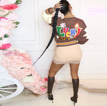 Load image into Gallery viewer, Casual Printed Long Sleeve Baseball Jacket
