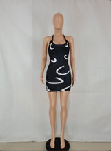 Load image into Gallery viewer, Sexy Printed Halter Slim Mini Dress
