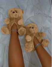 Load image into Gallery viewer, Teddy Bear Home Cute Plush Warm Slippers
