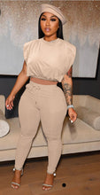 Load image into Gallery viewer, Casual Solid Sleeveless Two Piece Pants Set
