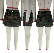Load image into Gallery viewer, Sexy Pleated Denim Mini Culottes

