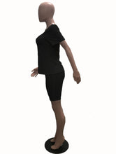 Load image into Gallery viewer, Casual Solid Short Sleeve Loose Two Piece Set
