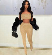 Load image into Gallery viewer, Sexy Tight Splice Wrap Top + Pants Two Piece Sets
