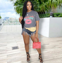 Load image into Gallery viewer, Fashion Casual Print Short Sleeve T-shirt
