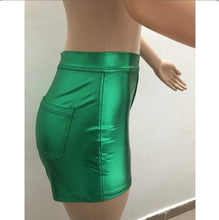 Load image into Gallery viewer, Metallic Candy Color Fashion Shorts
