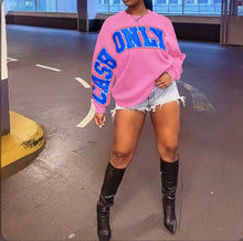 Load image into Gallery viewer, Fashion Letters Print Long Sleeve Sweatshirts
