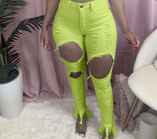 Load image into Gallery viewer, Plus Size 4XL Denim Ripped Hole Jeans Pants
