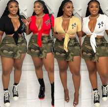 Load image into Gallery viewer, Plus Size Fashion Lace Up
