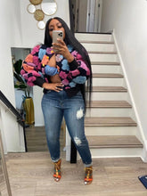 Load image into Gallery viewer, Flower Single-breasted Long Sleeve Coats
