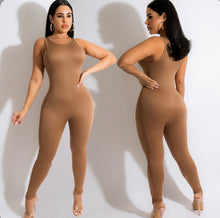 Load image into Gallery viewer, Solid Casual Sports Sleeveless Jumpsuit
