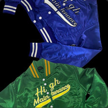 Load image into Gallery viewer, Embroidery Color Blocking Baseball Jacket

