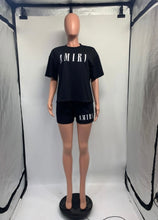 Load image into Gallery viewer, Printed Short Sleeve Shorts Two Piece Set
