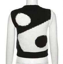 Load image into Gallery viewer, Fashion Knits Print Sleeveless Slim Tops
