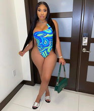 Load image into Gallery viewer, Sexy Printed Halter One-Piece Swimsuit
