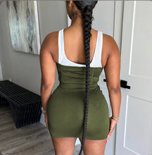 Load image into Gallery viewer, Sexy Patchwork Sleeveless Mini Dress
